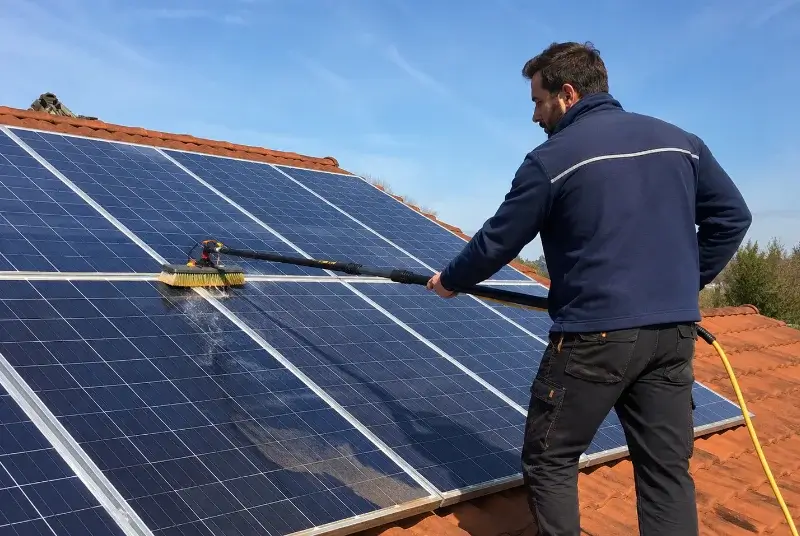 Nettoyage et entretien de panneaux solaires à Marcé